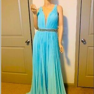 GOWN & CUSTOM EARRINGS